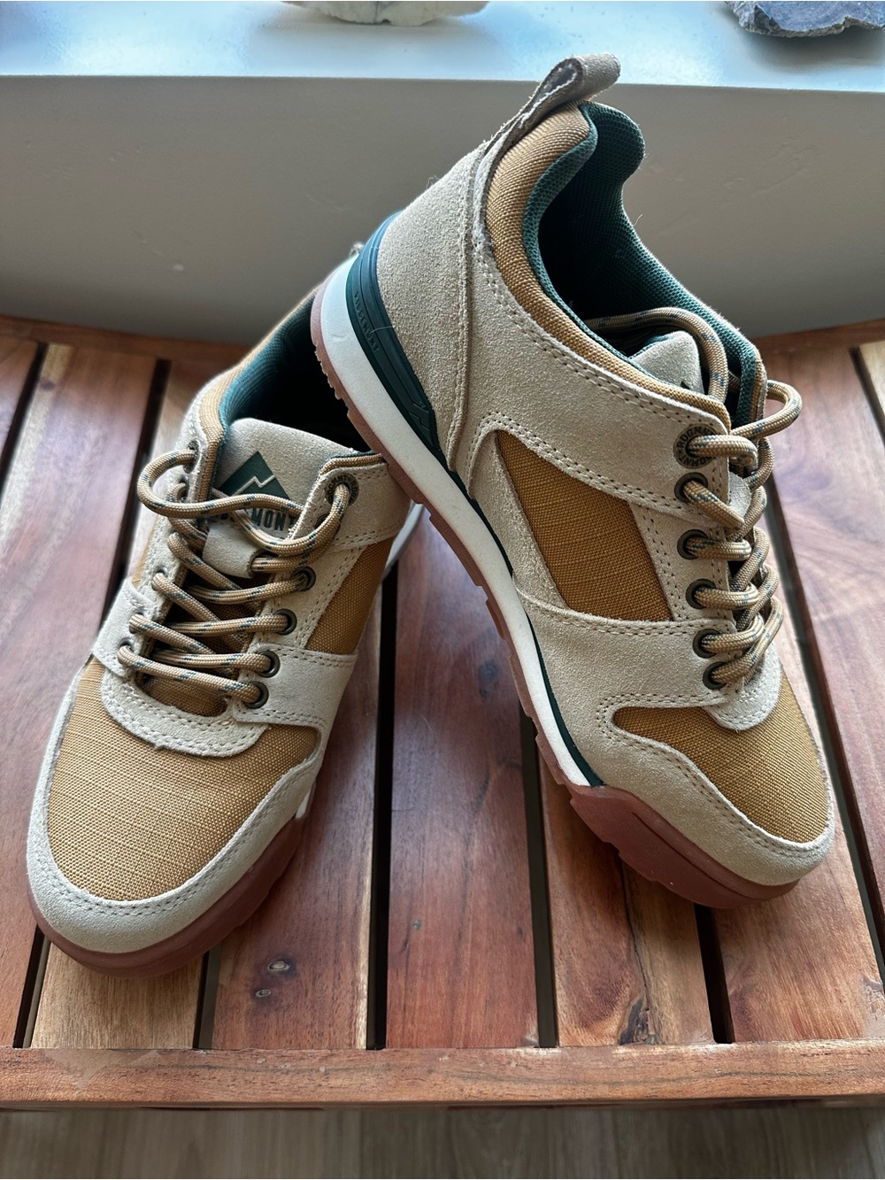 Women’s Low-Top Sneakers in Tan and Beige — Comfortable Everyday Walking Shoes